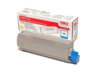 Toner Oryginalny OKI C5600 C5700 43381907 Niebieski