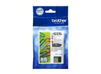 Komplet Tuszy Oryginalnych Brother LC422XLVAL MFC-J5340DW MFC-J5740DW MFC-J6540DW LC422XLVAL