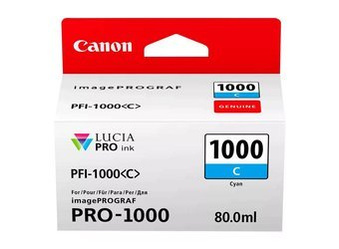 Tusz Oryginalny Canon PFI-1000 iPF Pro-1000 PFI-1000C Niebieski