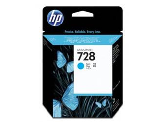 Tusz Oryginalny HP 728 DesignJet T830 T730 F9J67A Niebieski