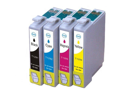 Zgodny Komplet Tuszy do Epson T1295 Stylus Office B42WD BX305FW BX320FW SX230 WF-3010DW TO-T1295