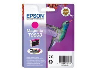 Tusz Oryginalny Epson T0803 Stylus Photo R265 P50 PX660 RX685 PX700W Magenta