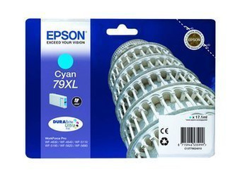 Tusz Oryginalny Epson 79XL WorkForce Pro WF-4630 WF-4640 WF-5110 WF-5190 T7902 Niebieski