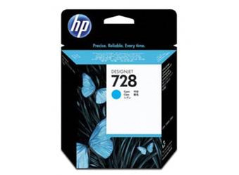 Tusz Oryginalny HP 728 DesignJet T830 T730 F9J63A Niebieski