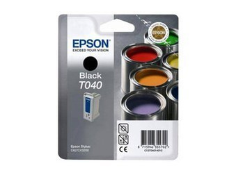 Tusz Oryginalny Epson T040 Stylus C62 CX3200 Czarny