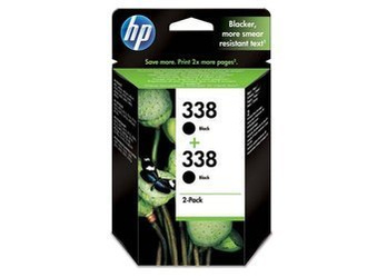 Dwupak Tuszy Oryginalnych HP 338 DeskJet 6540 9800 6210 CB331EE Czarny