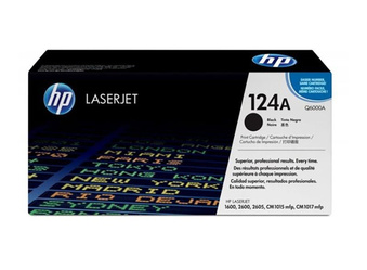 Toner Oryginalny HP Color Laserjet 1600 2600 CM1015mfp 124A Q6000A Czarny