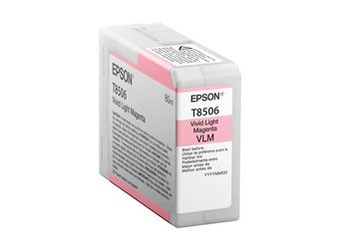 Tusz Oryginalny Epson T8506 SureColor SC-P800 Jasna Magenta