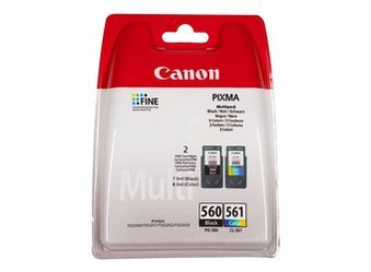 Komplet Tuszy Oryginalnych Canon PG-560 + CL-561 Pixma TS5350 TS5351 TS5352 TS5353 3713C006