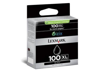 Tusz Oryginalny Lexmark 100XL Intuition S505 Pinnacle Pro901 Genesis S815 Impact S305 14N1068E Czarny
