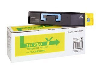 Toner Oryginalny Kyocera FS-C8500DN TK-880Y Żółty
