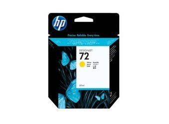 Tusz Oryginalny HP 72 DesignJet T610 T620 T670 T1100 T1120 T1200 T1300 C9400A Żółty