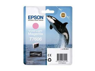 Tusz Oryginalny Epson SureColor SC-P600 T7606 Jasna Magenta