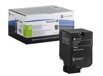 Toner Oryginalny Lexmark CS720de CX725dthe CS725de 74C20K0 Czarny