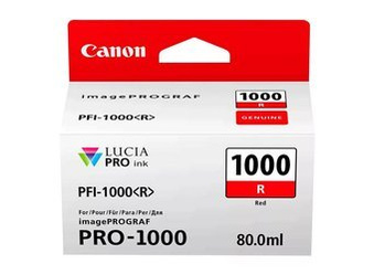 Tusz Oryginalny Canon PFI-1000 iPF Pro-1000 PFI-1000R Czerwony