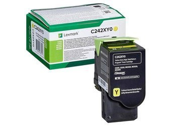 Toner Oryginalny Lexmark C2535dw C2425dw MC2640adwe C242XY0 Żółty