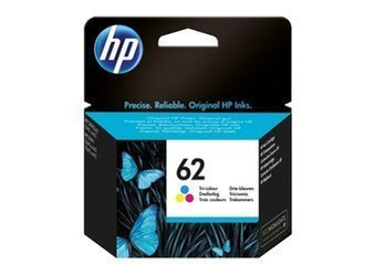 Tusz Oryginalny HP 62 ENVY 5540 5640 7600 7650 C2P06AE Trójkolorowy