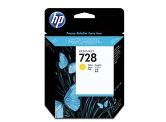 Tusz Oryginalny HP 728 DesignJet T830 T730 F9J61A Żółty