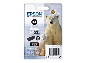 Tusz Oryginalny Epson T2631 Expression Home XP-510 XP-520 XP-600 XP-620 XP-700 XP-800 Foto Czarny