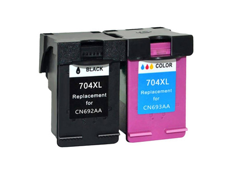 Zgodny Komplet Tuszy do HP 704 Deskjet Ink Advantage 2000 2010 2060 2500 CN692AE TO-CN692AE