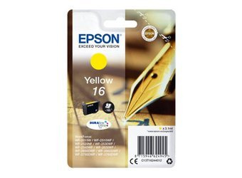 Tusz Oryginalny Epson T1624 WorkForce WF-2530WF WF-2520NF WF-2510WF Żółty