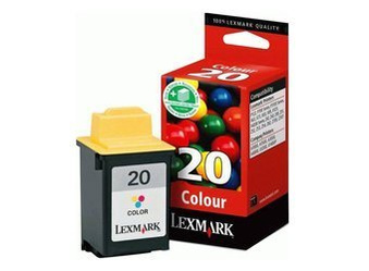 Tusz Oryginalny Lexmark 20 P3150 Z705 X125 X70 F4270 15MX120E Trójkolorowy