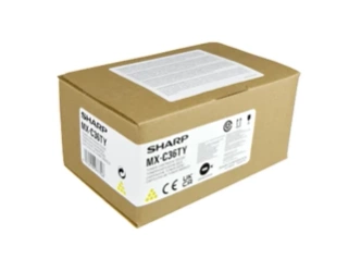 Toner Oryginalny Sharp MX-C358F MX-C428P MX-C36TY Żółty