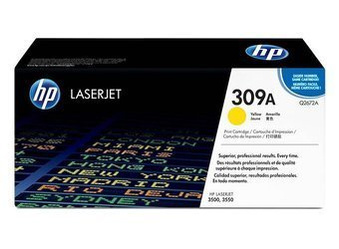Toner Oryginalny HP Color LaserJet 3500 3550 309A Q2672A Żółty
