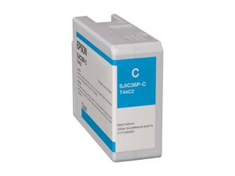 Tusz Oryginalny Epson T44C2 ColorWorks CW-C6000Ae CW-C6500Ae C13T44C240 Niebieski