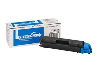 Toner Oryginalny Kyocera ECOSYS FS-C5150DN P6021CDN TK-580C Niebieski