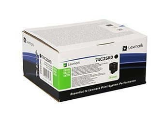 Toner Oryginalny Lexmark CS720de CX725dthe CS725de 74C2SK0 Czarny