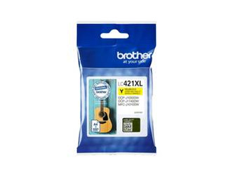 Tusz Oryginalny Brother LC421XL DCP-J1050DW DCP-J1140DW MFC-J1010DW LC421XLY Żółty