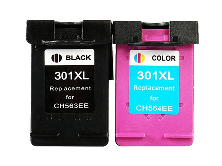 Zgodny Komplet Tuszy do HP 301XL DeskJet 1510 2050 1050A ENVY 4500 TO-CH563EEK