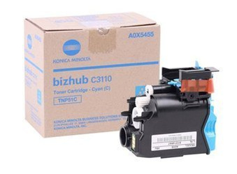 Toner Oryginalny Konica Minolta Bizhub C3110 TNP51C Niebieski