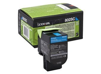 Toner Oryginalny Lexmark CX310dn CX410de CX510de 80C2SC0 Niebieski