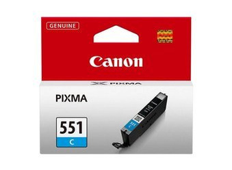 Tusz Oryginalny Canon CLI-551 PIXMA iP7250 iP8750 MG5450 MG7150 MX725 CLI-551C Niebieski