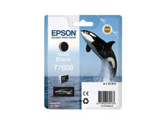 Tusz Oryginalny Epson SureColor SC-P600 T7608 Matowy Czarny
