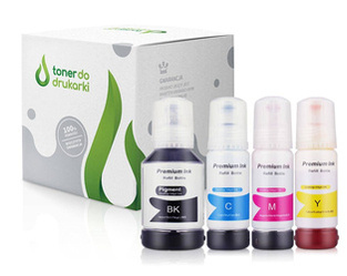 Zgodny Komplet Tuszy do Epson 101 EcoTank L4150 L4160 L6160 L6190 TO-101