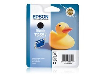 Tusz Oryginalny Epson T0551 Stylus Photo R240 R245 RX420 RX425 RX520 Czarny
