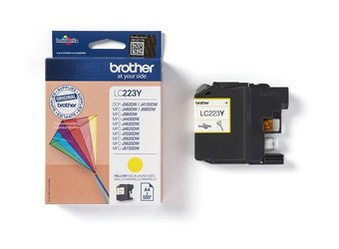 Tusz Oryginalny Brother LC223 DCP-J4120DW MFC-J4420DW MFC-J4625DW MFC-J5320DW LC223Y Żółty