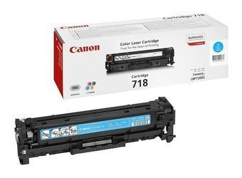 Toner Oryginalny Canon i-SENSYS LBP7200CDN LBP7210CDN MF724CDW MF726CDW MF8350CDN CRG-718C Niebieski