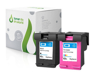 Zgodny Komplet Tuszy do HP 62XL ENVY 5540 5640 7600 7650 TO-N9J71AE
