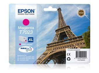 Tusz Oryginalny Epson T7023 WorkForce Pro WP-4015 WP-4025 WP-4095 WP-4515 Magenta