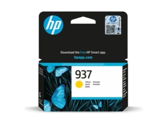 Tusz Oryginalny HP 937 OfficeJet Pro 9730e 9110b 9120b 9130b 4S6W4NE Żółty