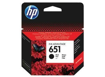 Tusz Oryginalny HP 651 DeskJet Advantage 5575 5645 OfficeJet 202 252 C2P10AE Czarny