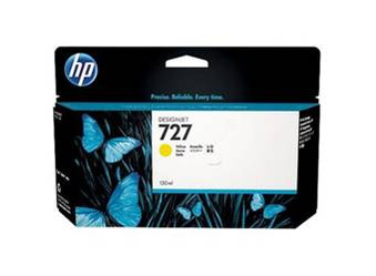 Tusz Oryginalny HP 727 DesignJet T1500 T920 B3P21A Żółty