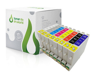 Zgodny Komplet Tuszy Epson T054X Stylus Photo R800 R1800 TO-T054X