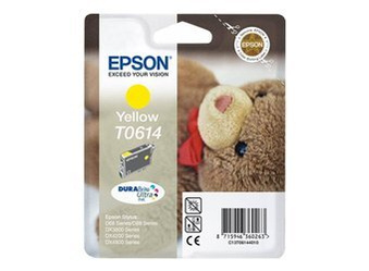 Tusz Oryginalny Epson T0614 Stylus D68 D88 DX3800 DX4200 DX4800 Żółty