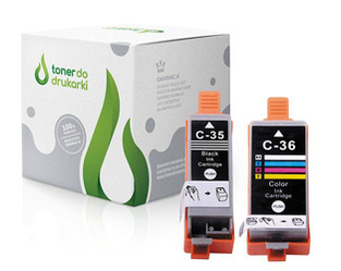Zgodny Komplet Tuszy do Canon PGI-35 + CLI-36 PIXMA iP100 iP110 TR150 TO-PGI35/CLI36