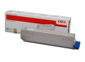 Toner Oryginalny OKI C823 C833 C843 46471103 Niebieski